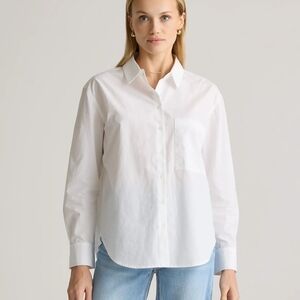 Quince Classic White Button-Down Shirt